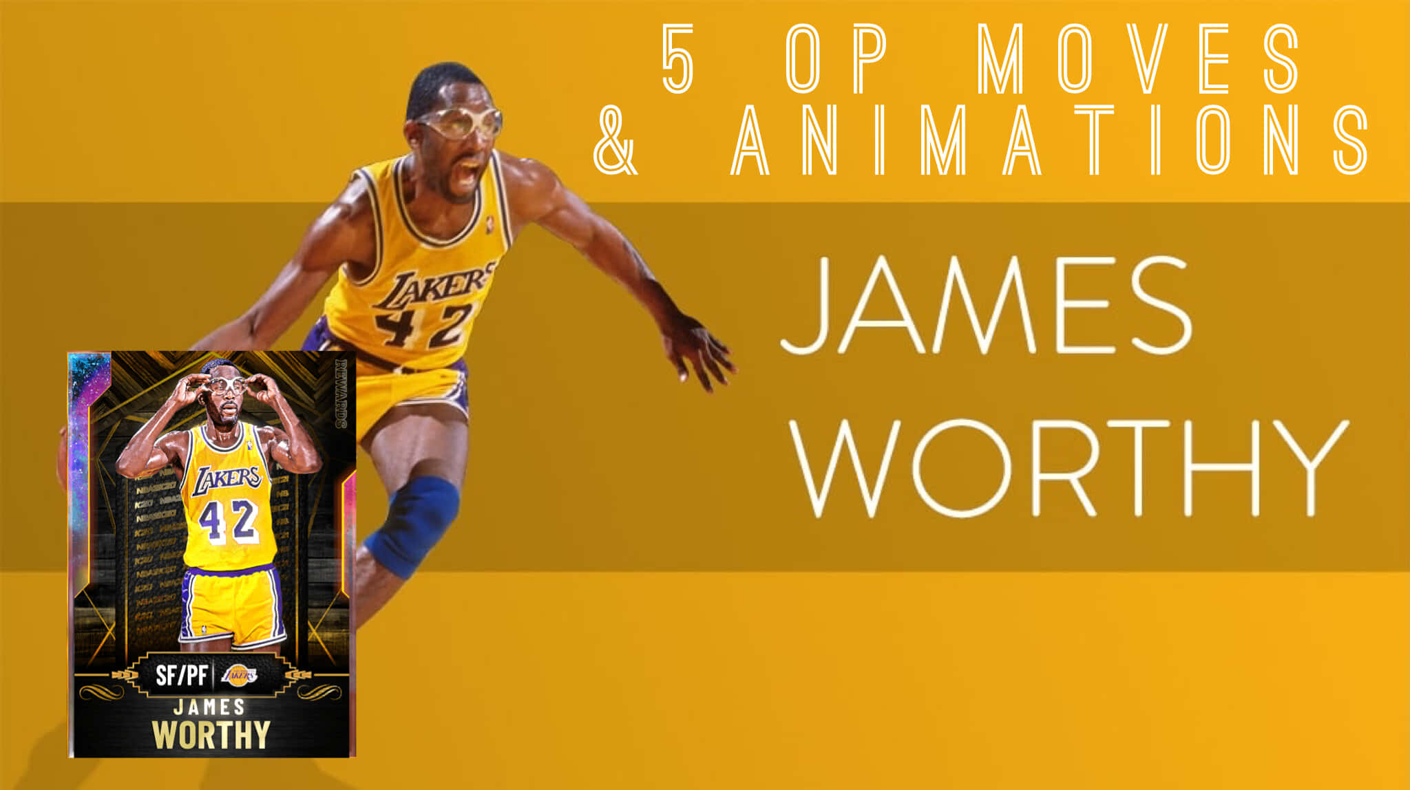 James Worthy lille magt fremad Basketball Wallpaper