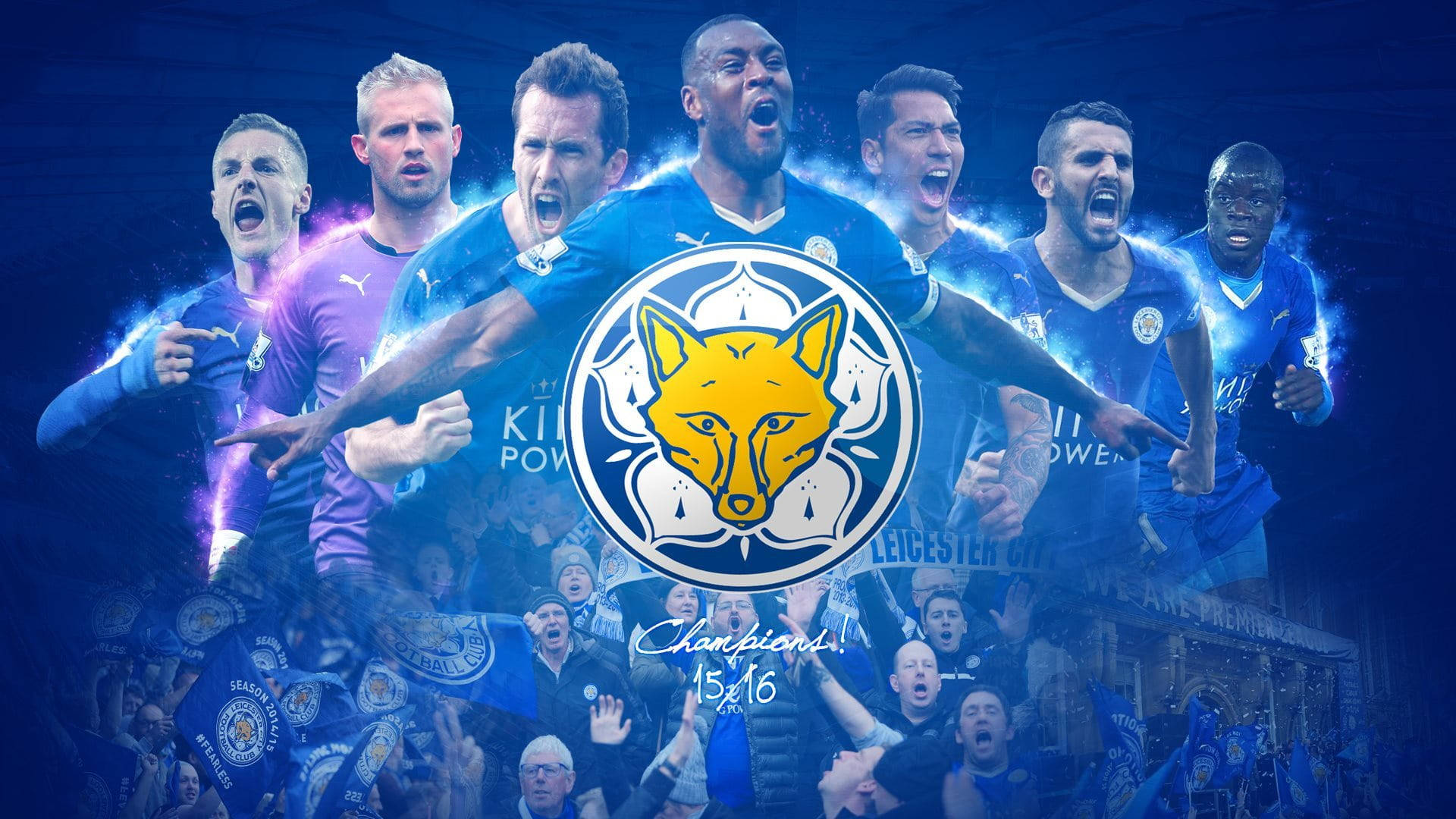 Jamie Vardy Champions 2016 Leicester Wallpaper