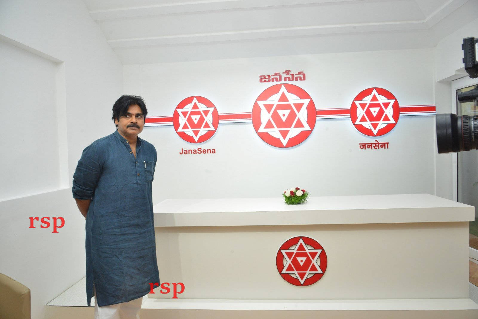 Jana Sena Parti Kalyan Modtagelse Skrivebord Wallpaper