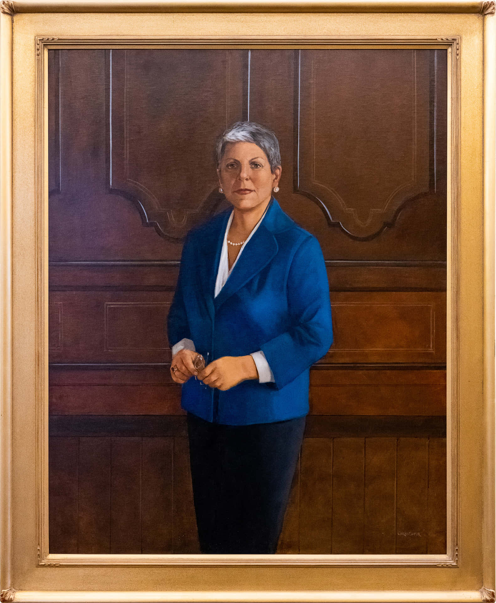 Janet Napolitano Art Portrait Wallpaper