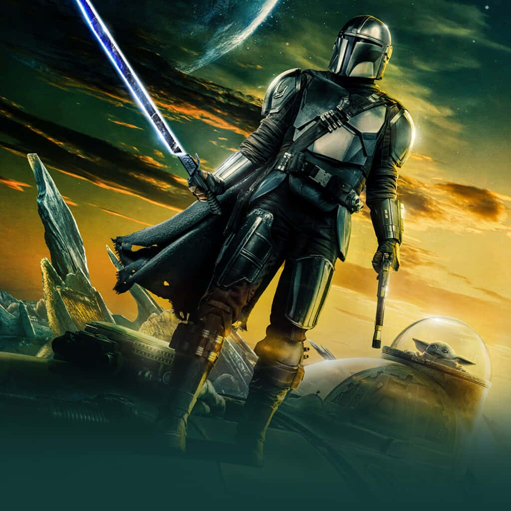 Jango Fett Yang Mengintimidasi Menunggu Dalam Aksi Wallpaper