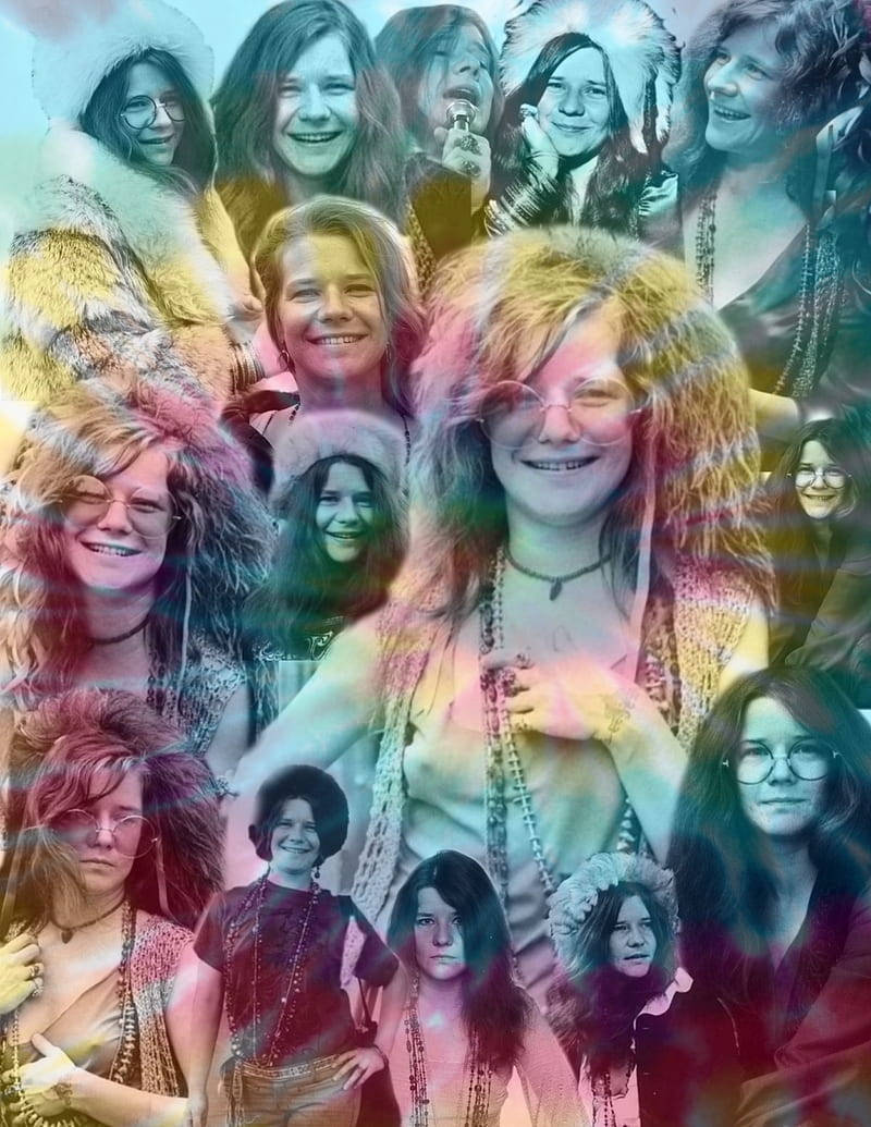 Janis Joplin Creative Photoshop Wallpaper