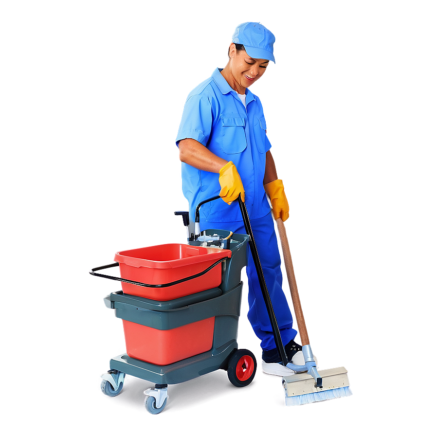 Download Janitor And Maintenance Worker Png Qkw22 | Wallpapers.com