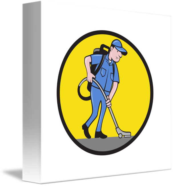 Janitor Cleaning Service Icon PNG