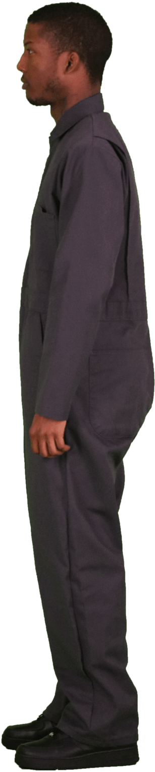 Janitor Uniform Side Profile PNG