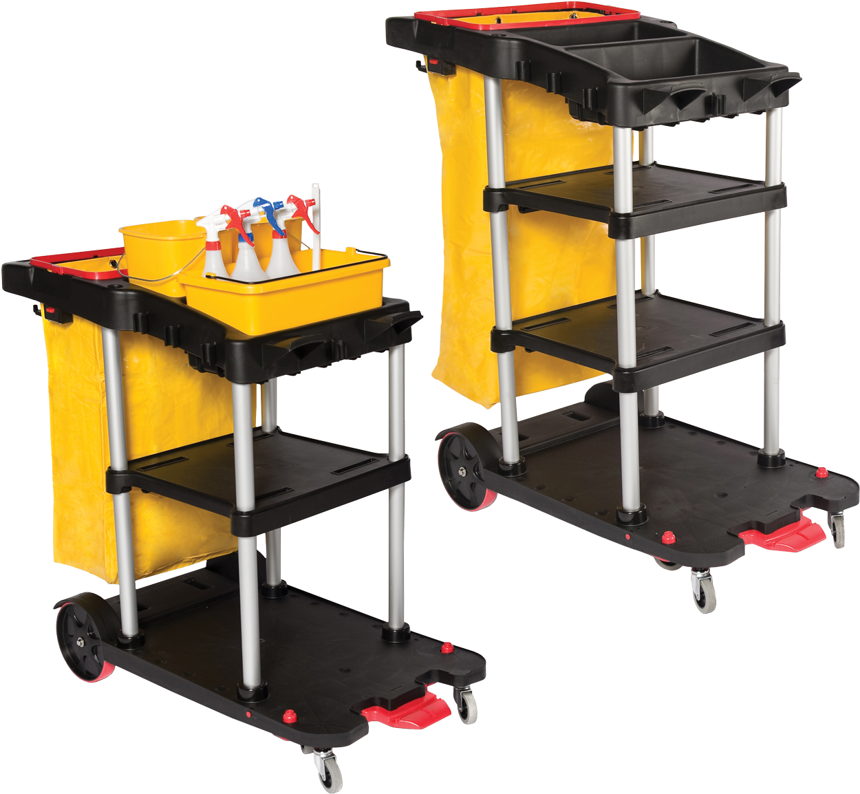 Janitorial Cleaning Carts Commercial Use PNG