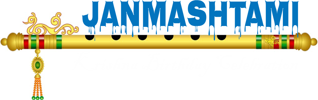 Janmashtami Krishna Birthday Celebration Flute PNG