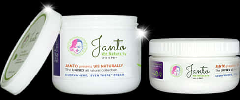 Janto Cosmetic Cream Product Display PNG