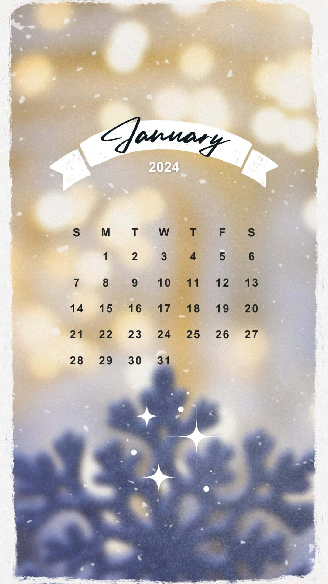 January_2024_ Winter_ Theme_ Calendar Wallpaper