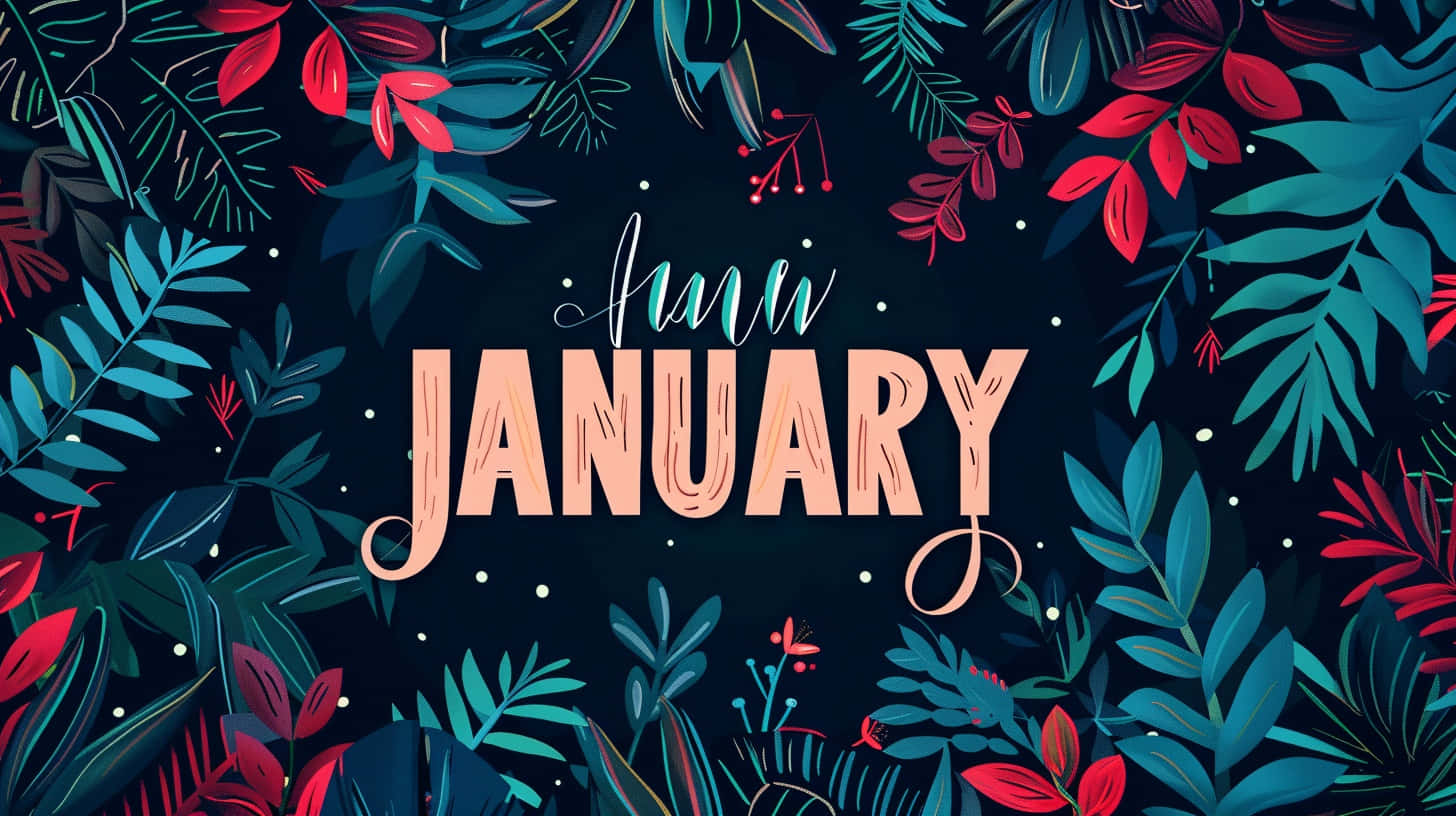 January Nature Aesthetic Background Wallpaper