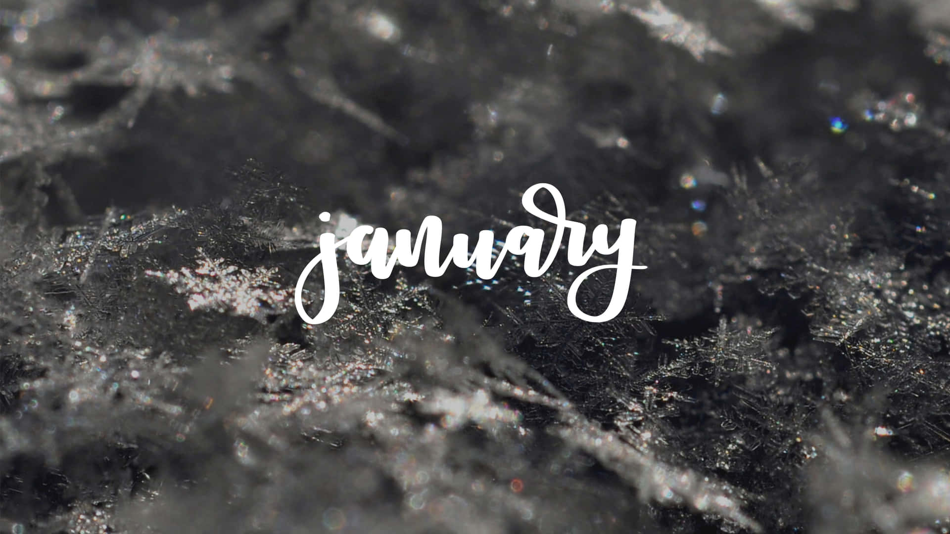 January Snowflake Closeup Wallpaper