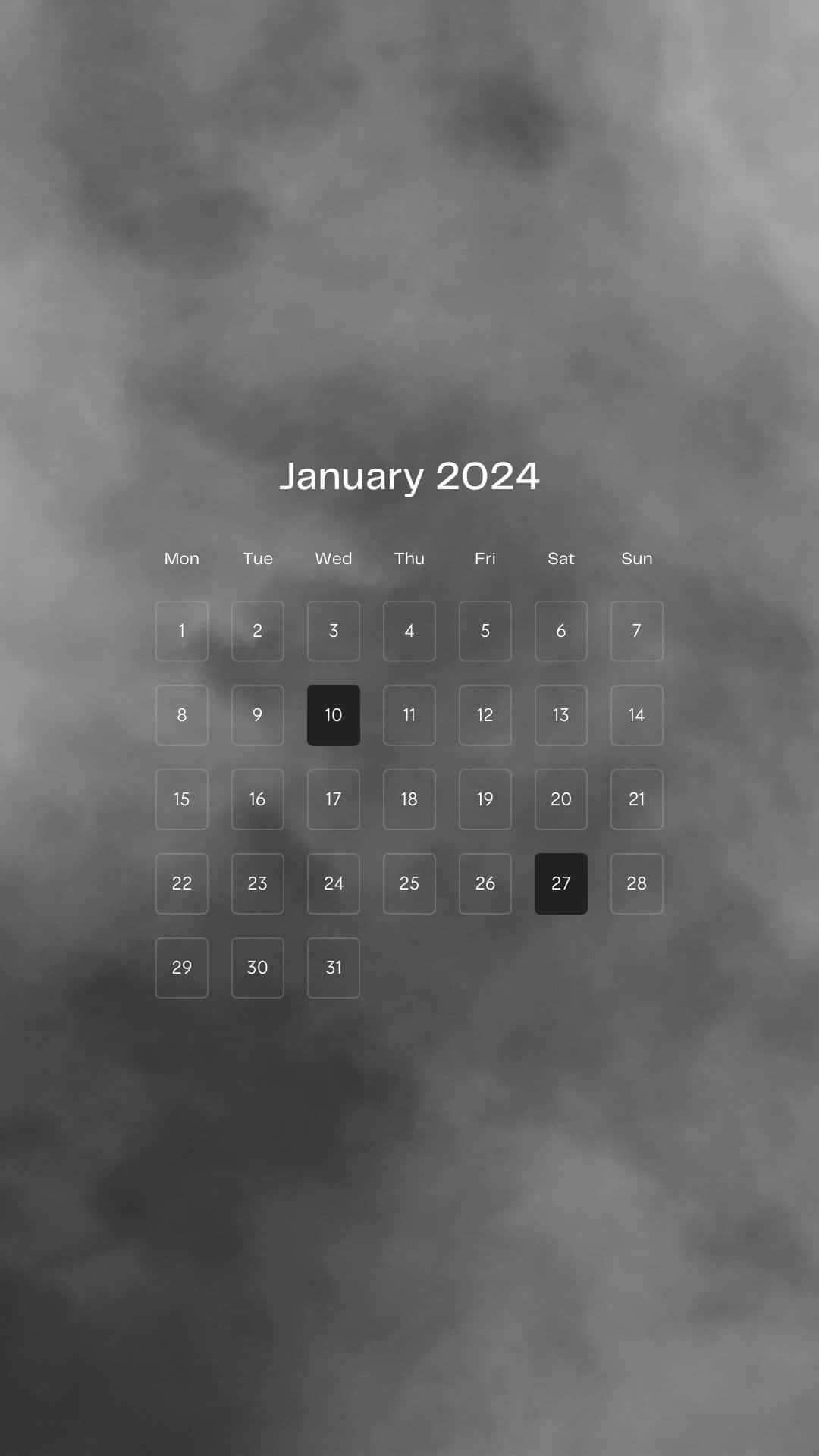 January2024 Calendar Background Wallpaper