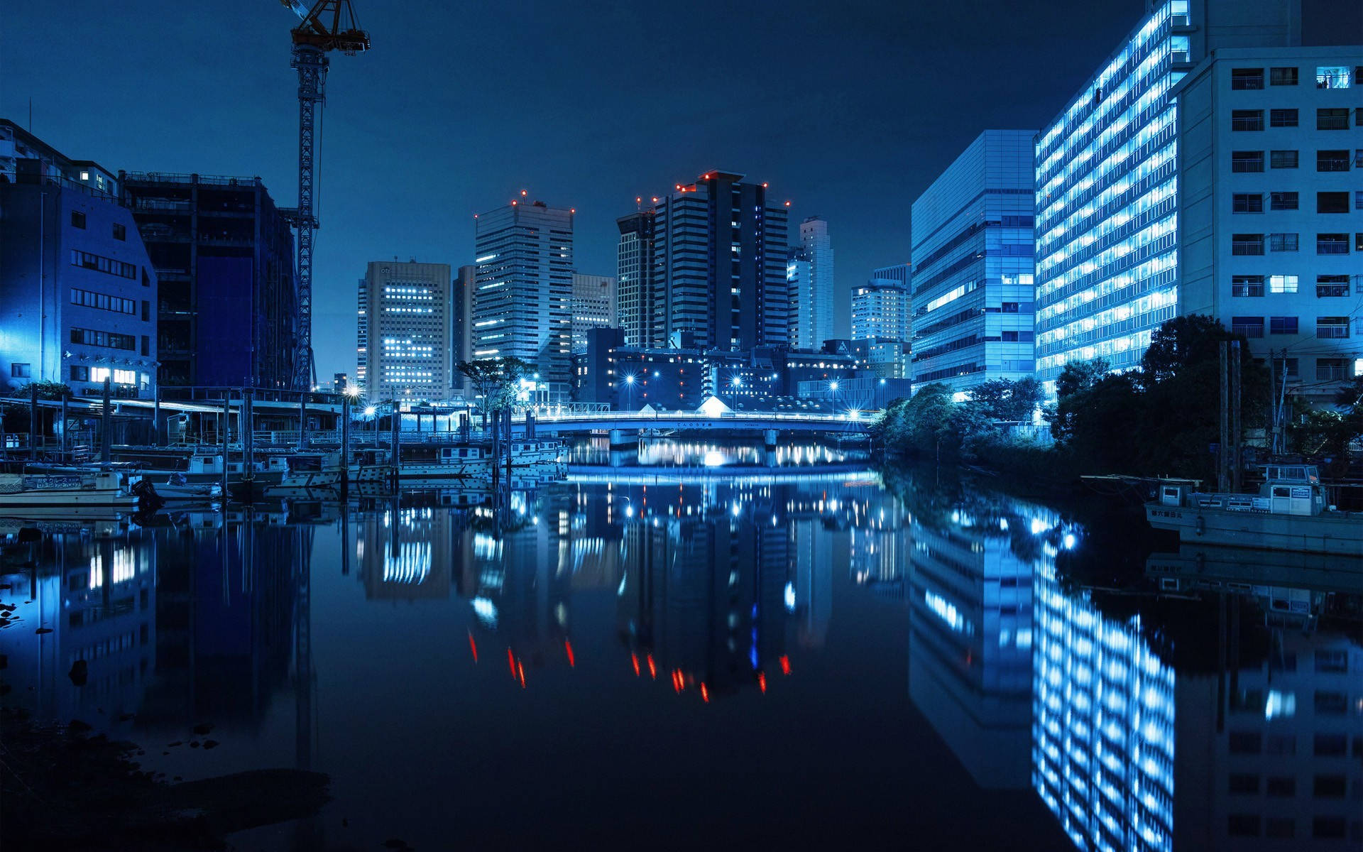 Japan City Nightscape Unique Hd