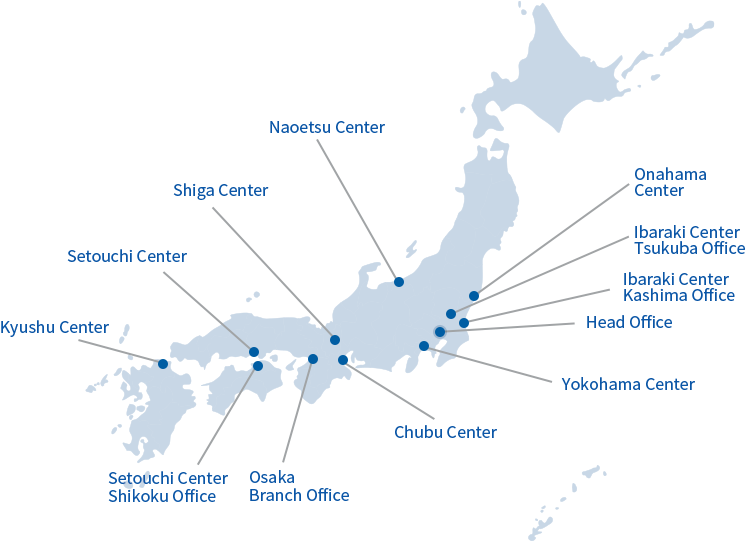 Japan Company Branch Network Map PNG