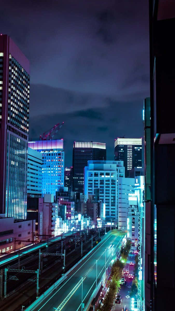 Zukünftigesstadtbild Von Tokyo Wallpaper