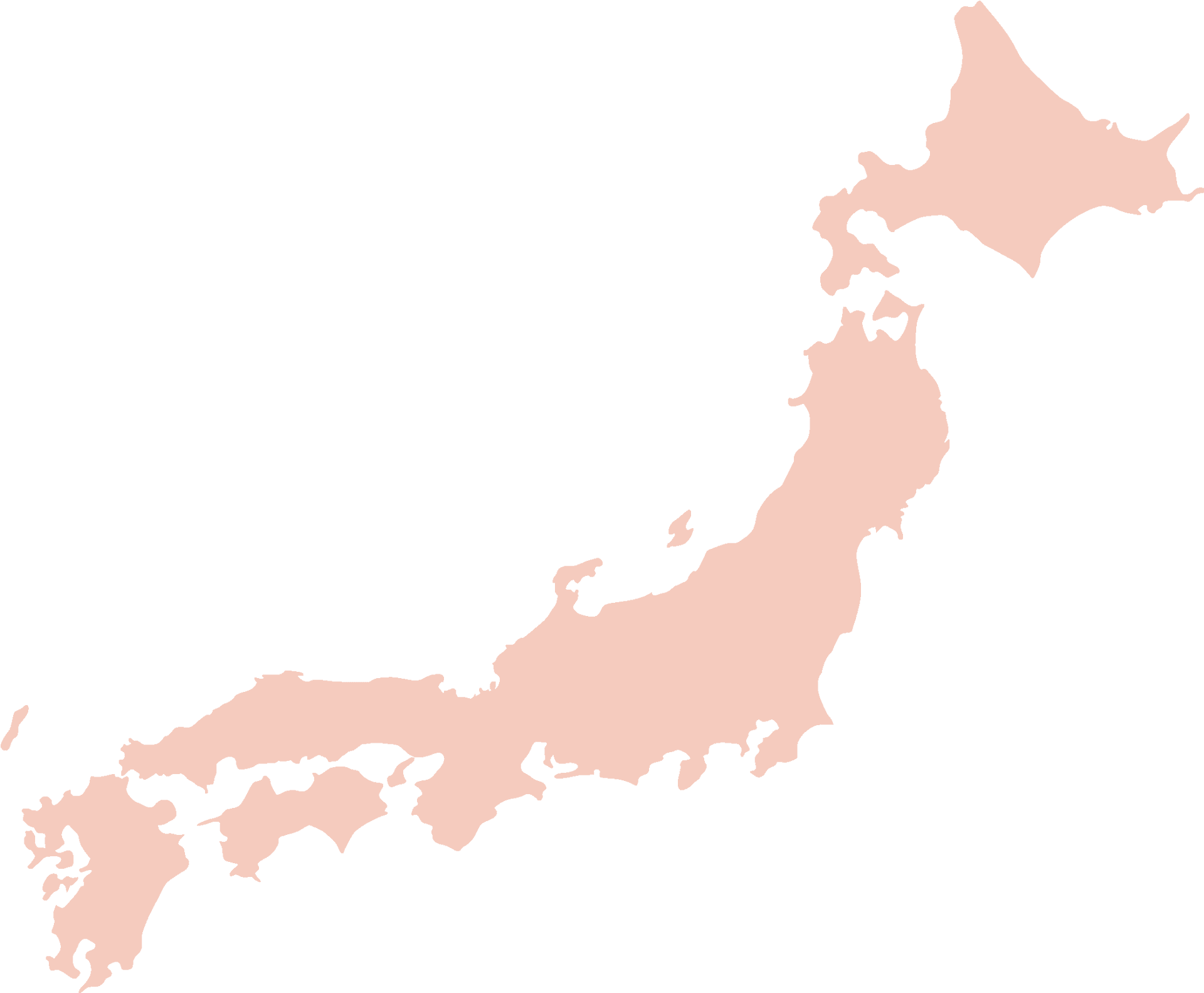 Japan Map Osaka Highlighted PNG