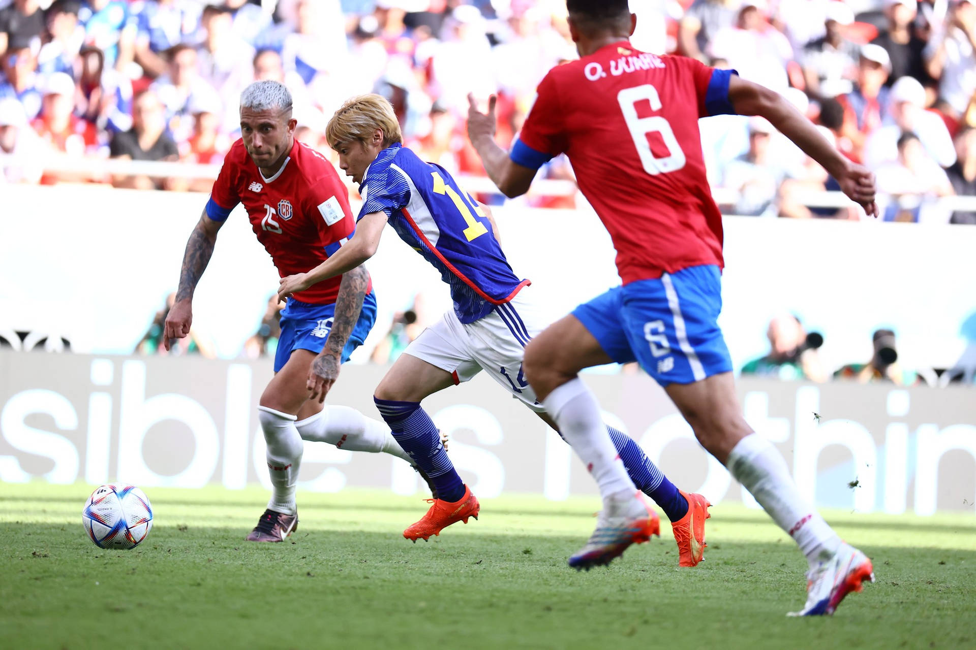 Japan National Football Team Ito Versus Costa Rica