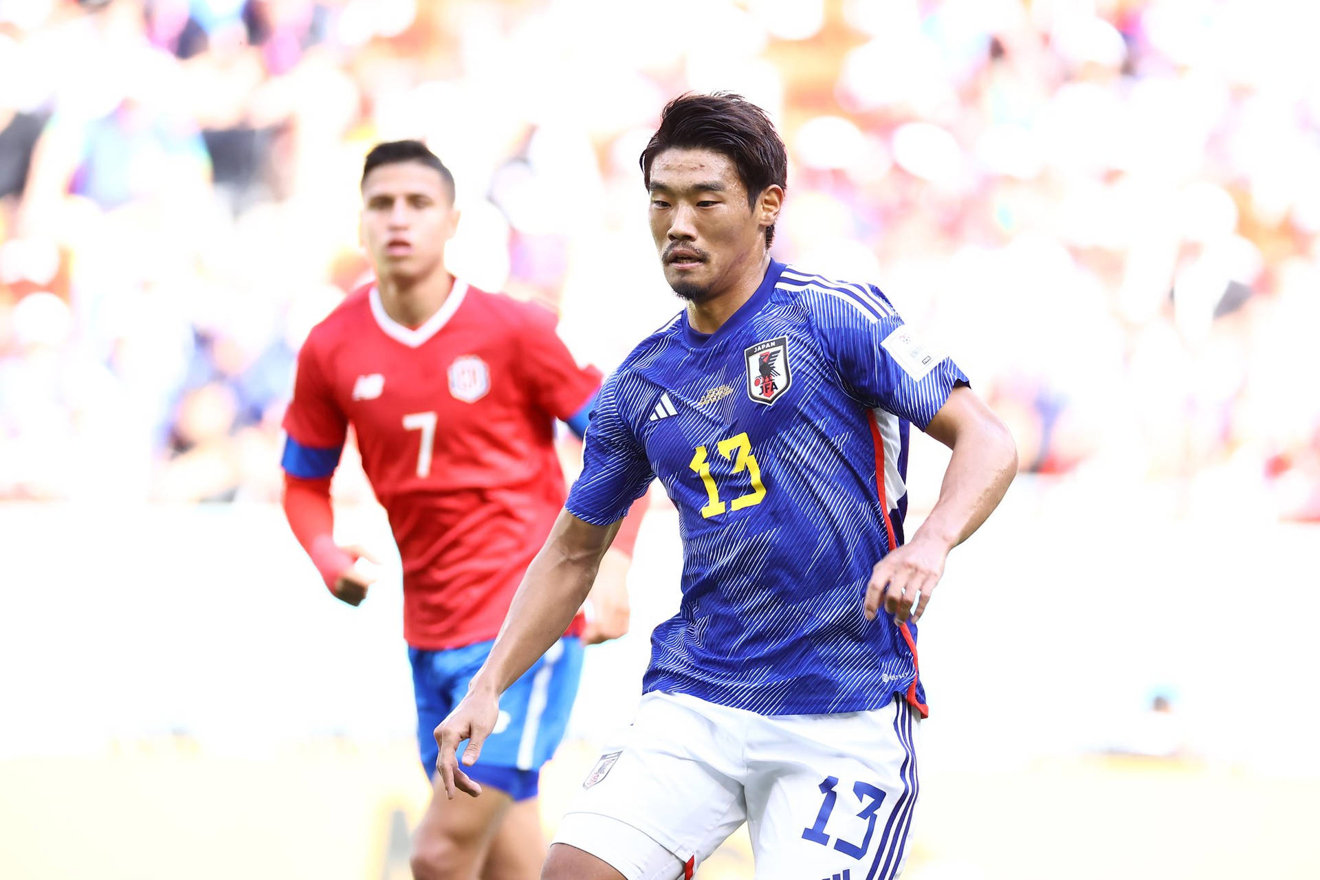 Japan National Football Team Morita Versus Costa Rica Wallpaper