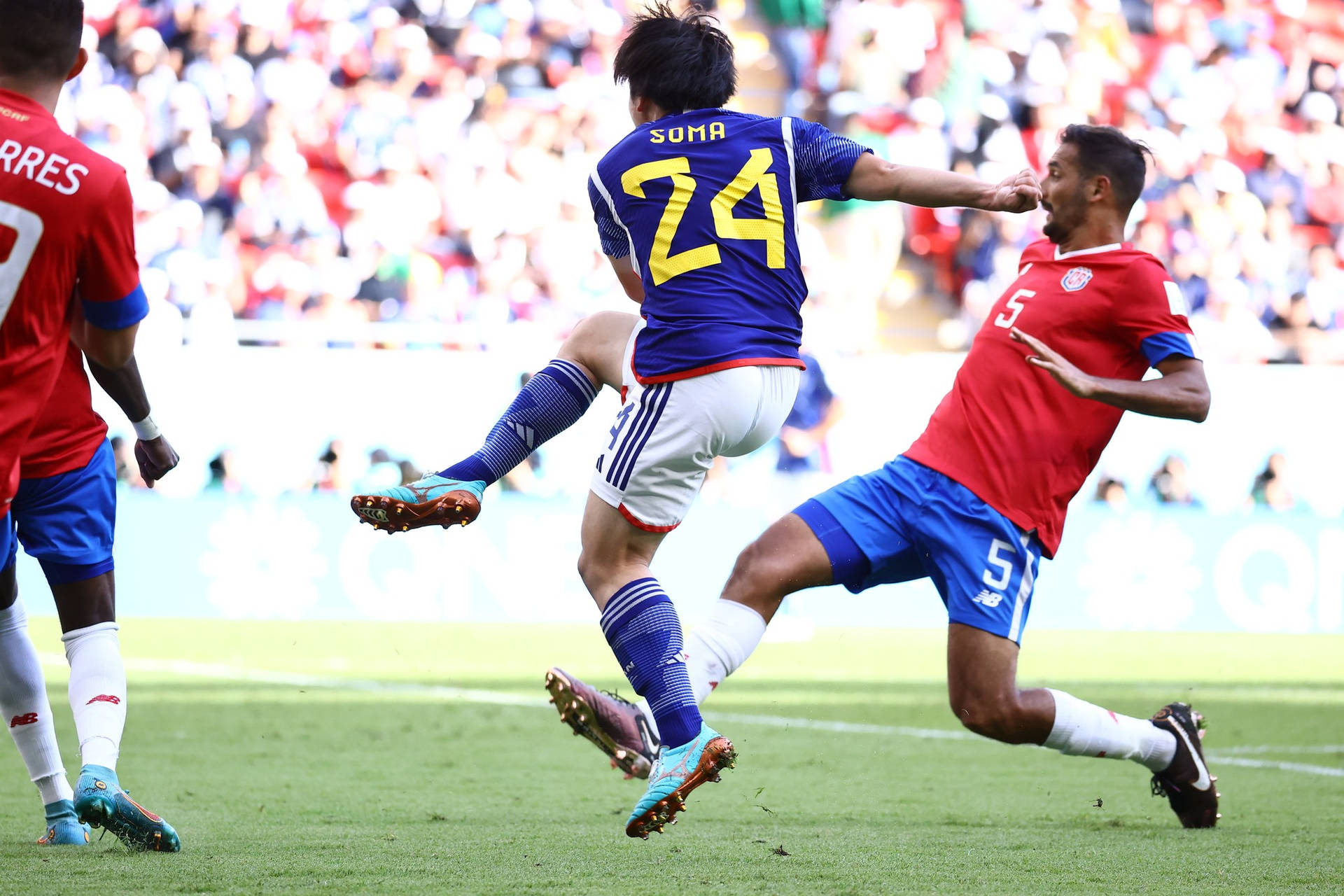 Download Japan National Football Team Soma Versus Costa Rica Wallpaper |  