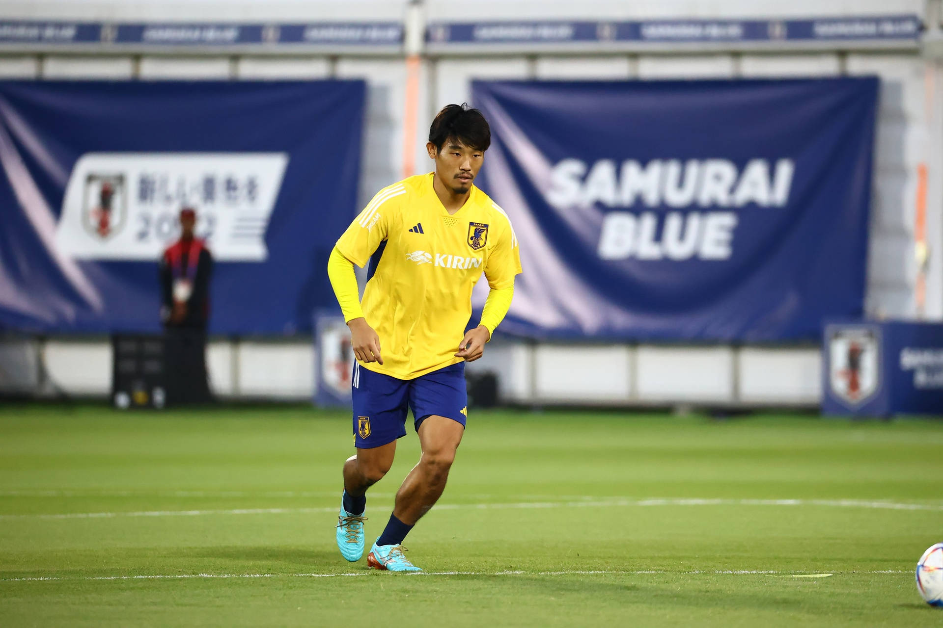 Japan National Football Team Tomiyasu Warm Up