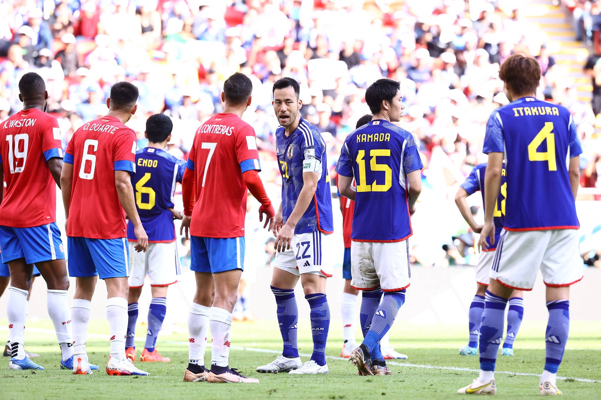 Japan National Football Team Versus Costa Rica Picture