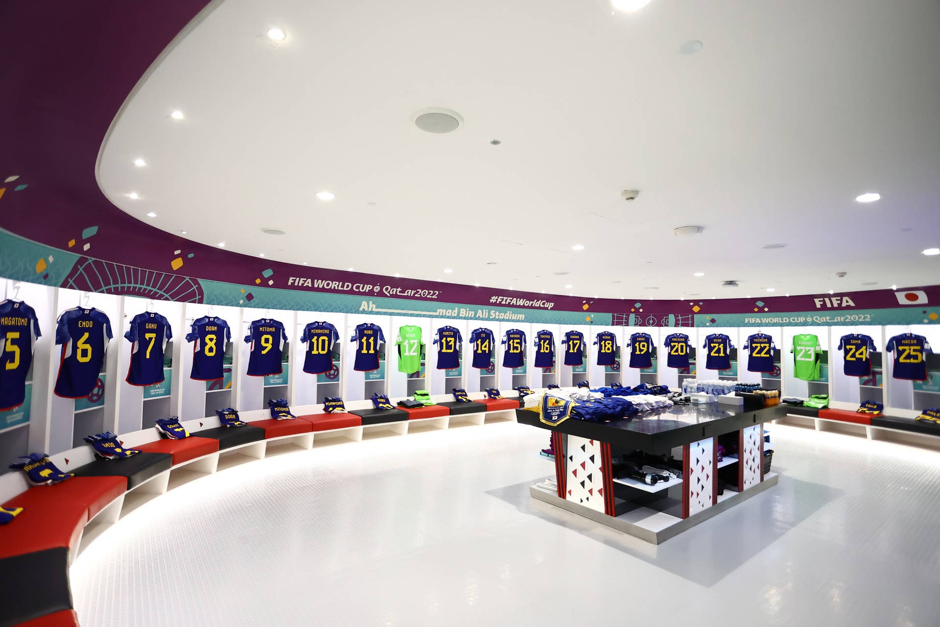 Japan National Football Team World Cup Locker Picture