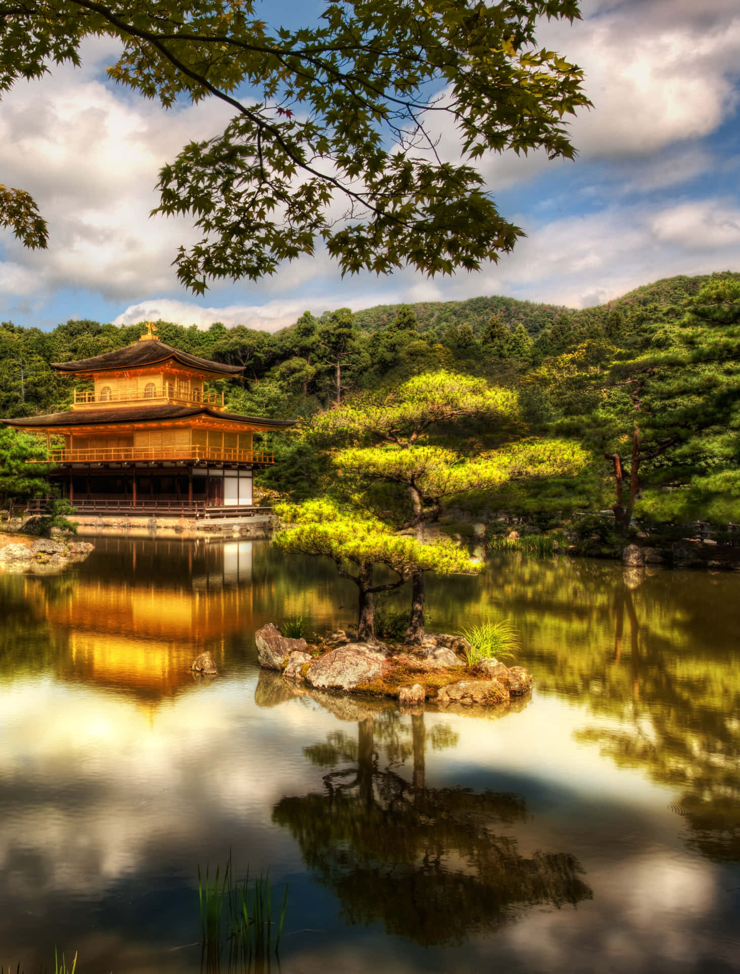 “Ancient Temple Built In A Traditional Japanese Garden”