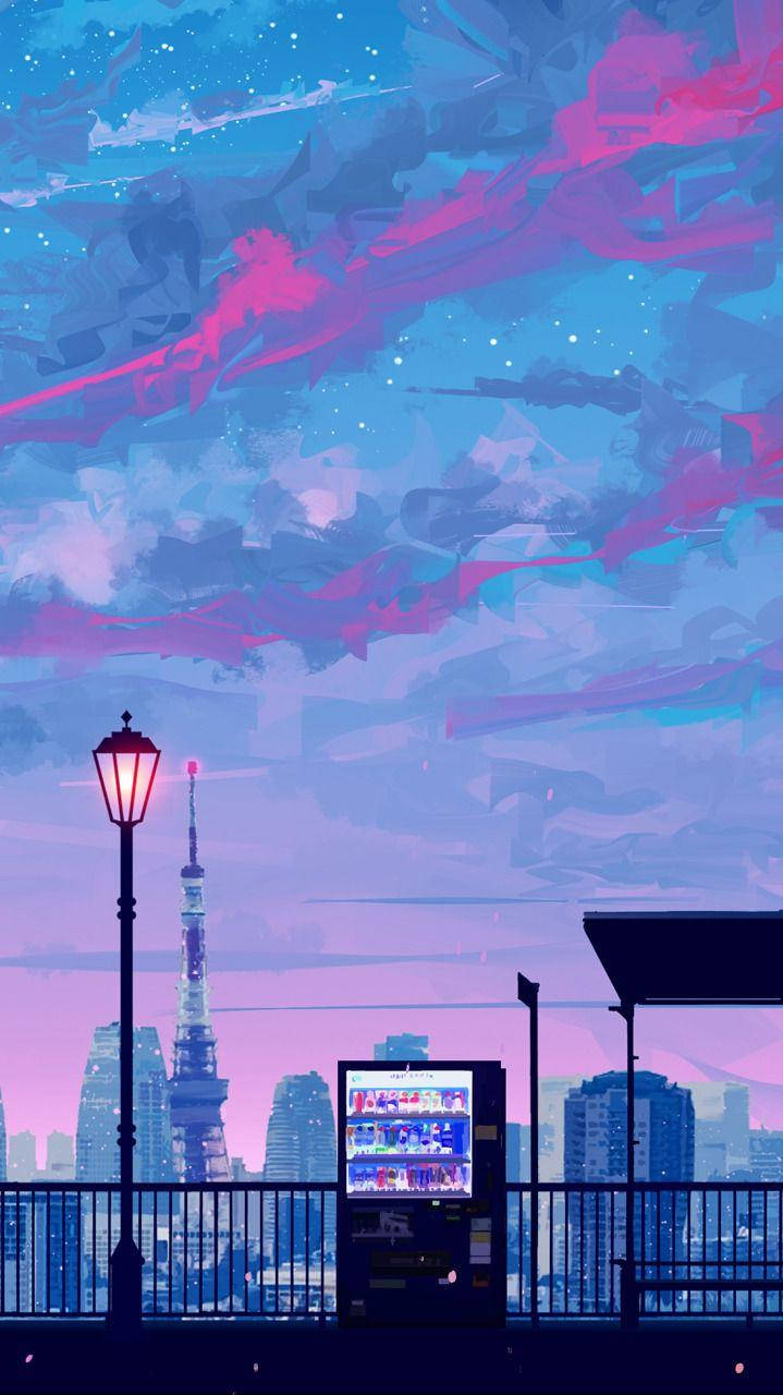 anime scenery iphone wallpaper
