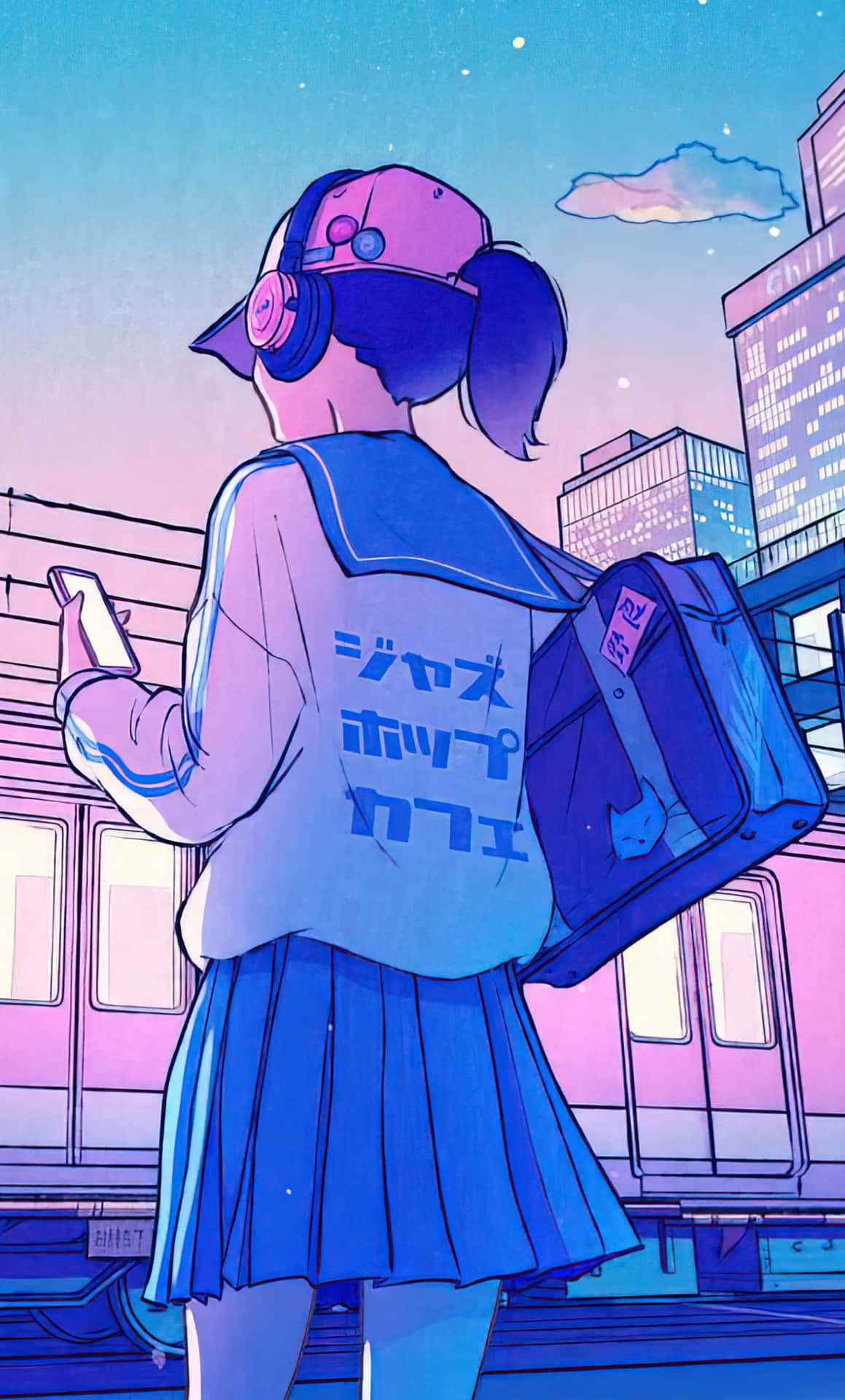 Chill Anime City Aesthetic Wallpapers - Top Free Chill Anime City Aesthetic  Backgrounds - WallpaperAccess