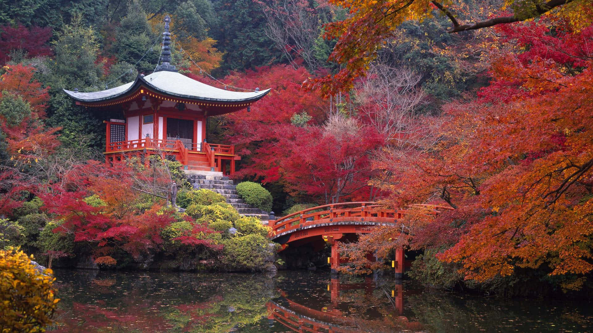 Unailustración Vibrante De Japón, Llena De Colores Impresionantes Y Carácter.