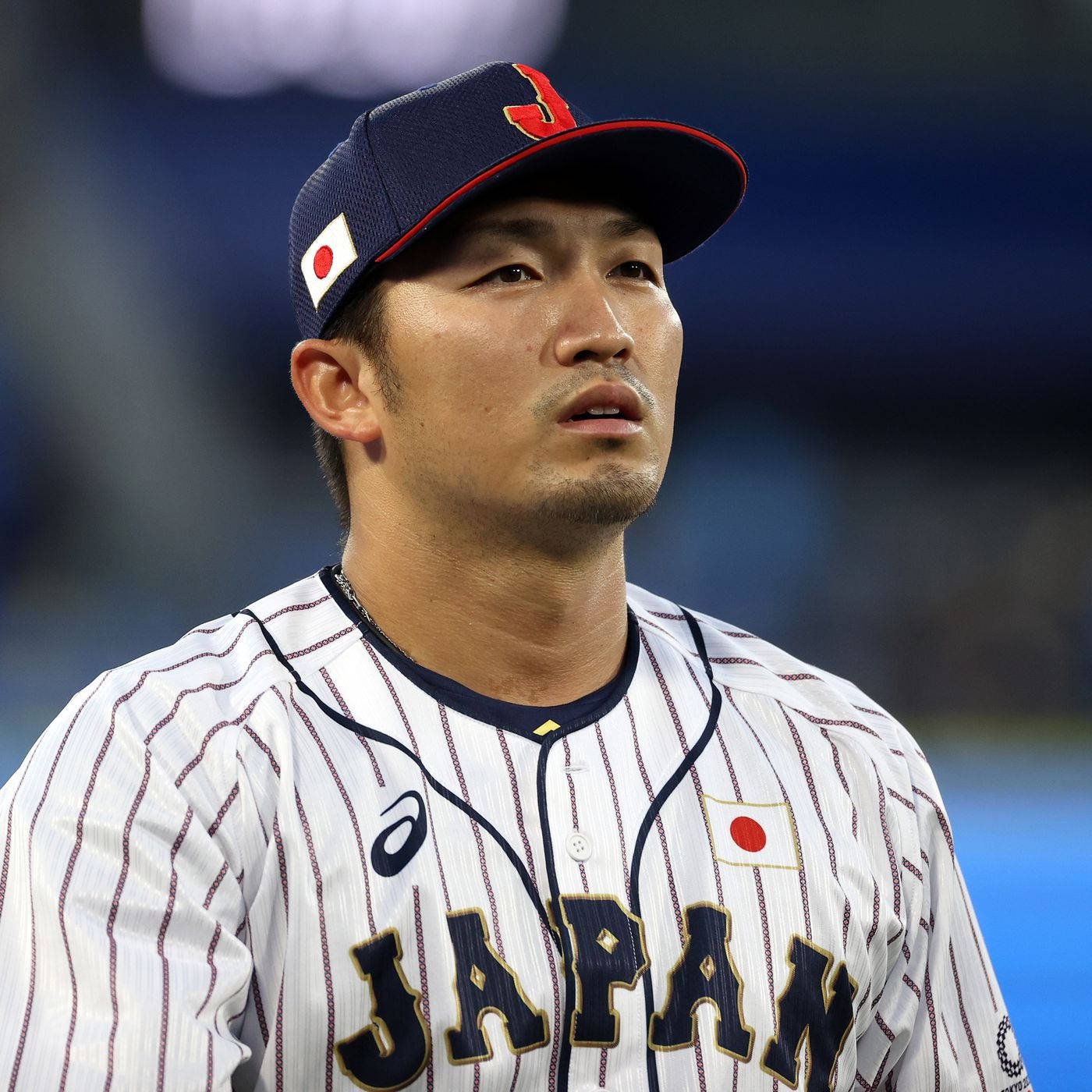 Japanskbasebollspelare Seiya Suzuki. Wallpaper