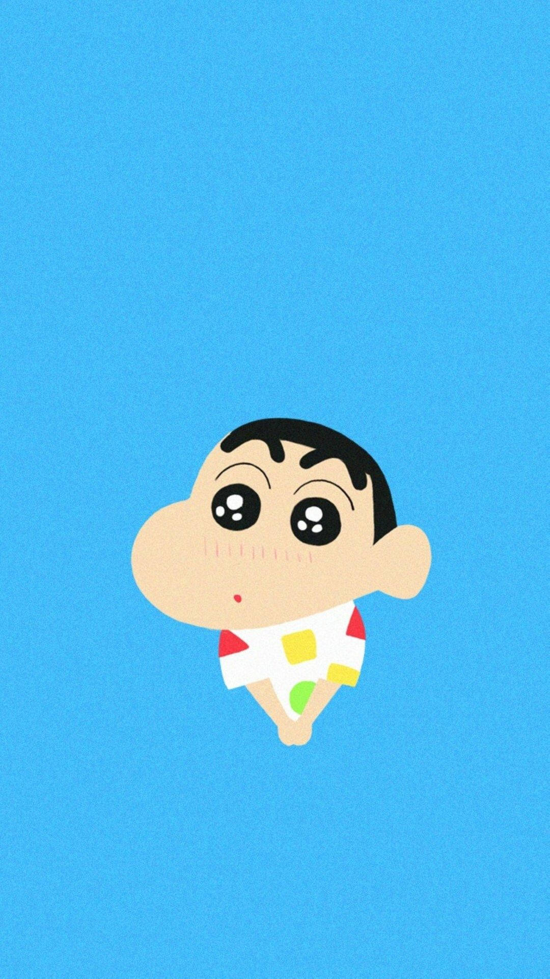 Download Japanese Cartoon Character Shin Chan Iphone Wallpaper | Wallpapers .com