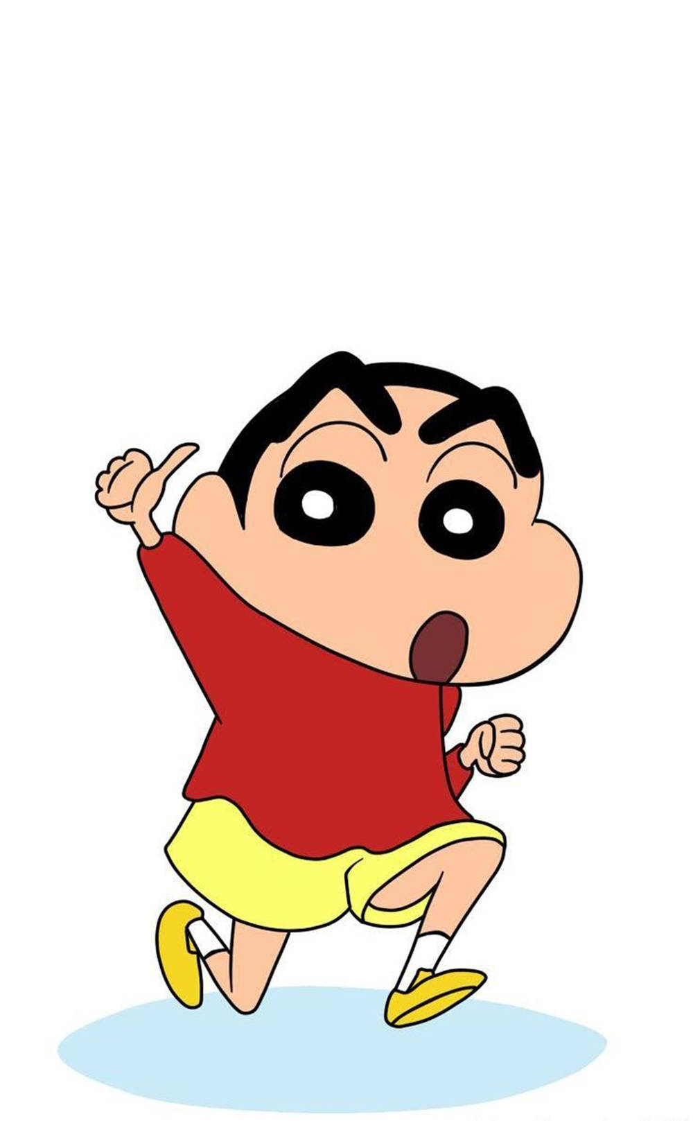 Japanese Character Shin Chan Iphone Background