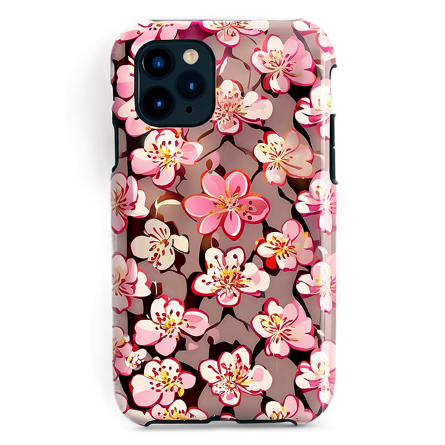 Japanese Cherry Blossoms Phone Case Png Scb47 PNG