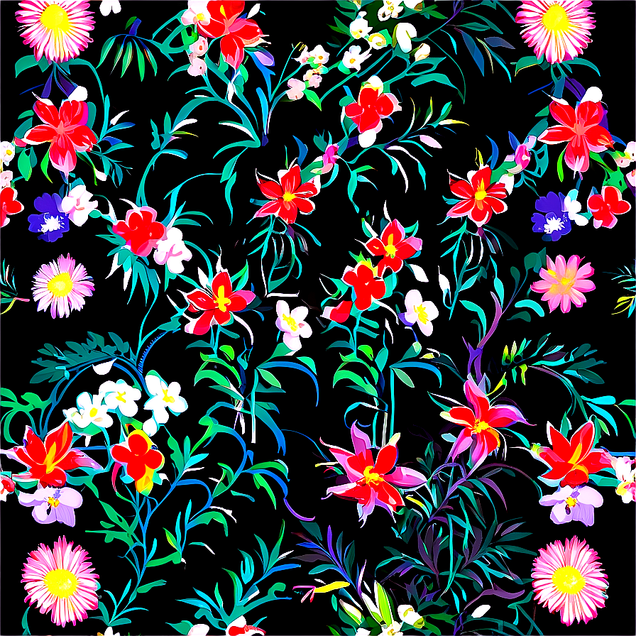 Japanese Floral Pattern Png Lyi55 PNG