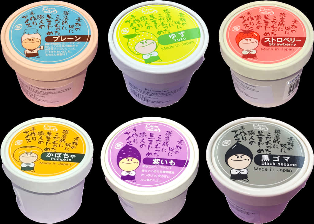 Japanese Ice Cream Collection PNG