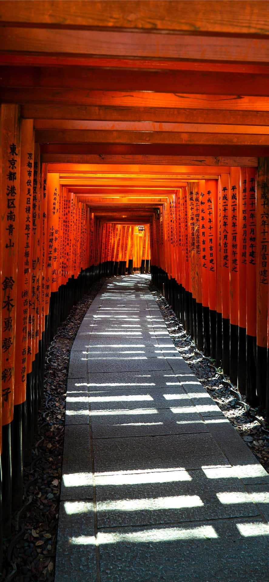 Thousands Torii Gate Japanese Iphone Wallpaper