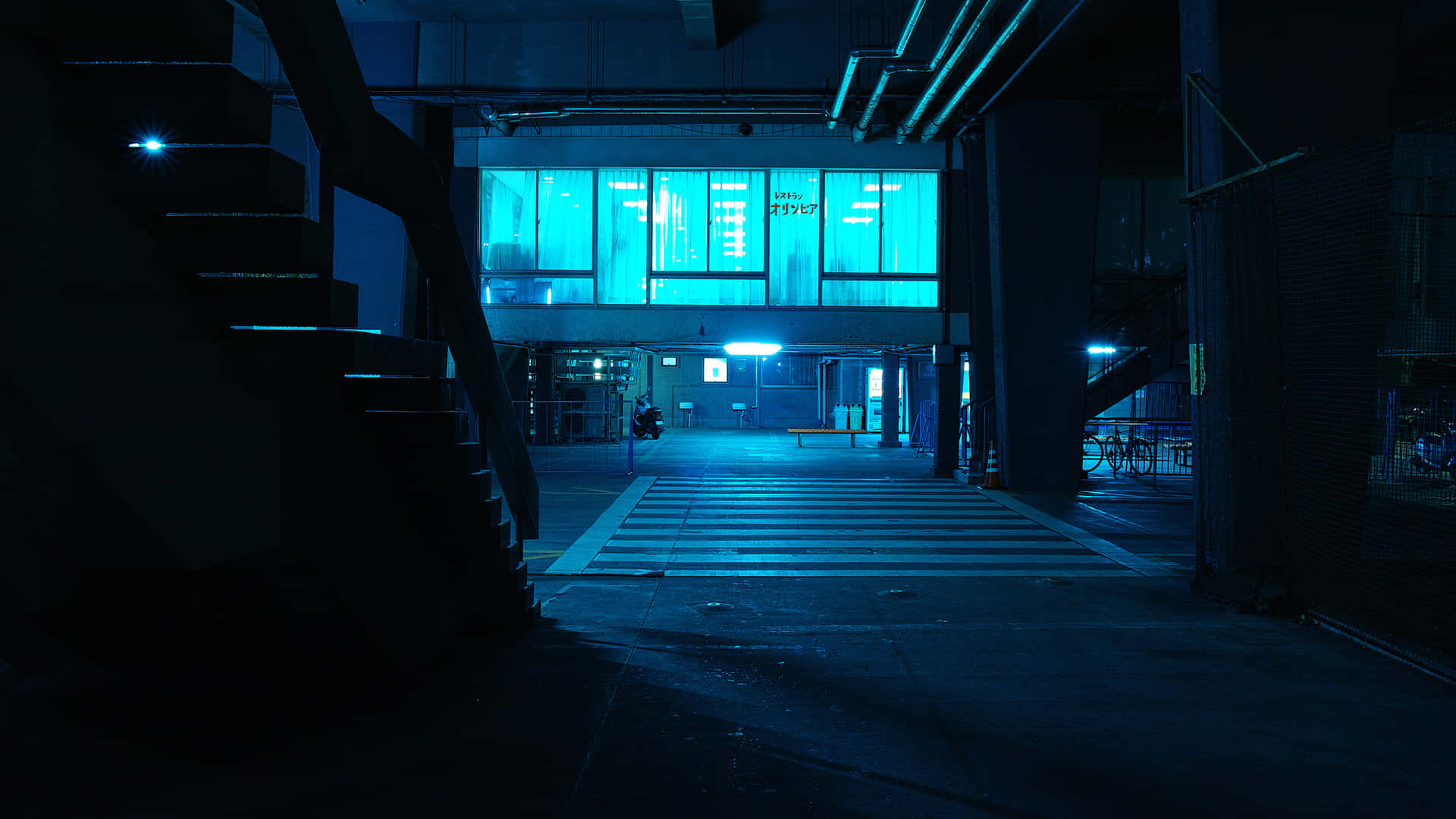 Lucesde Neón Coloridas Destacando El Horizonte De Tokio. Fondo de pantalla