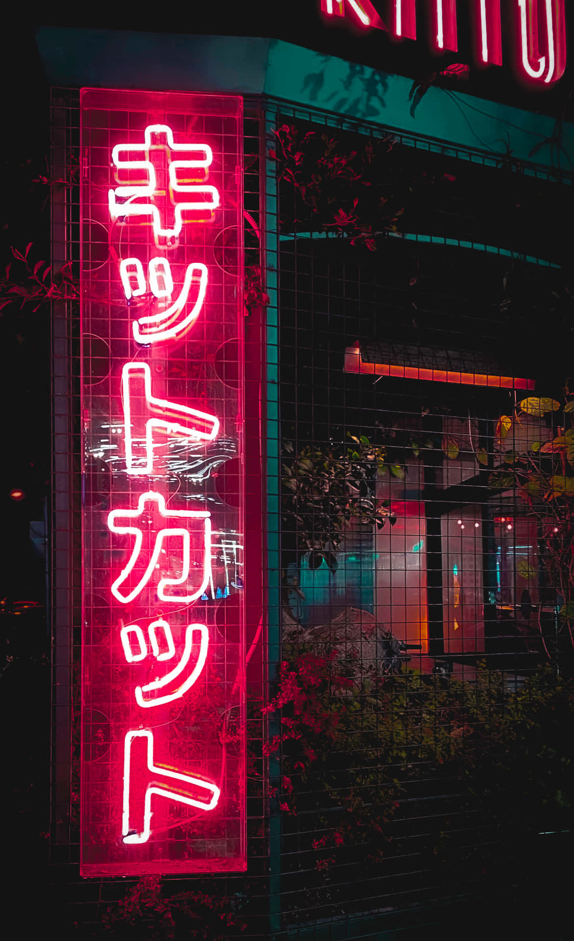 Neon lights of Japan - a showcase of the country's vibrant night life Wallpaper