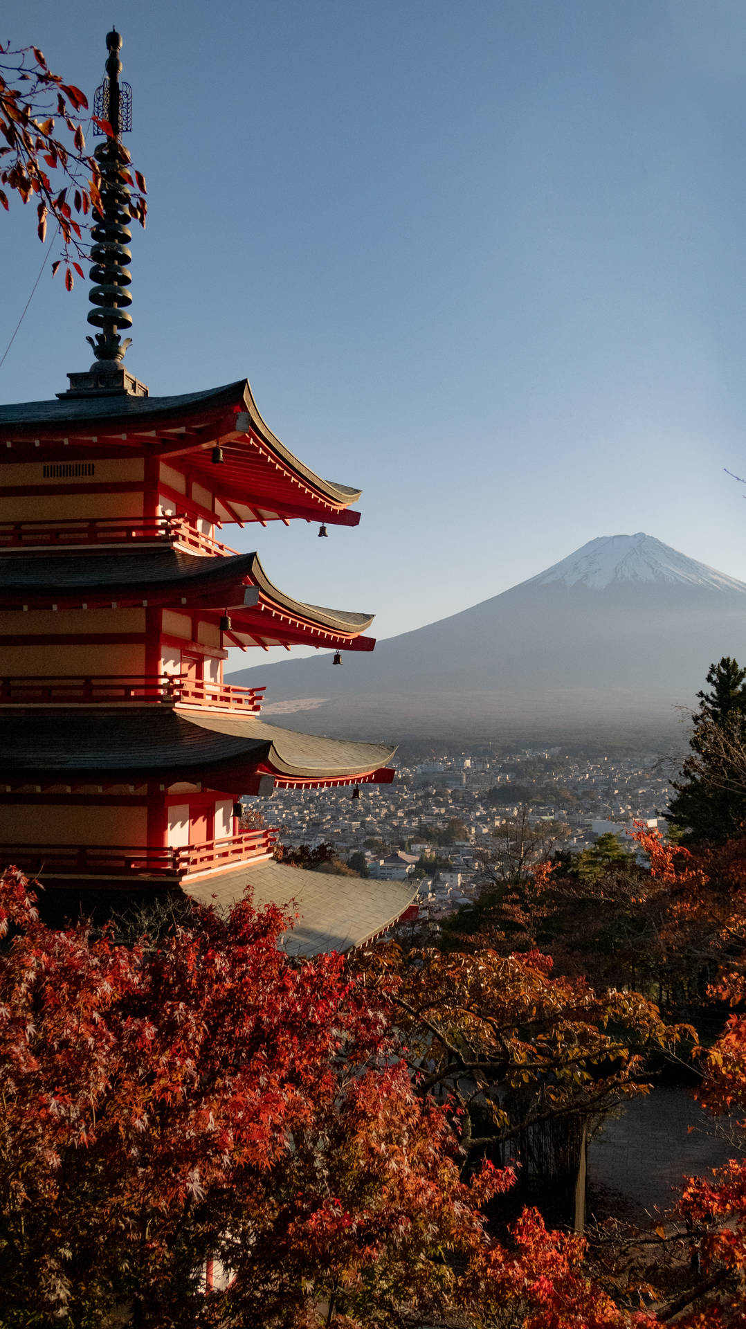 Mejorotoño Para Fondos De Pantalla De Pagoda Japonesa Fondo de pantalla