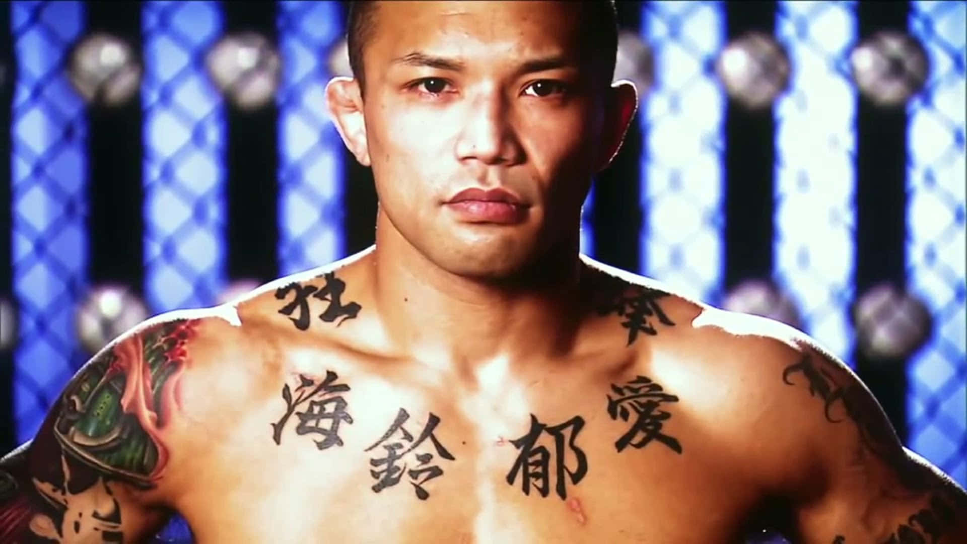Japansk professionel MMA-spiller Norifumi Yamamoto medium skud Wallpaper