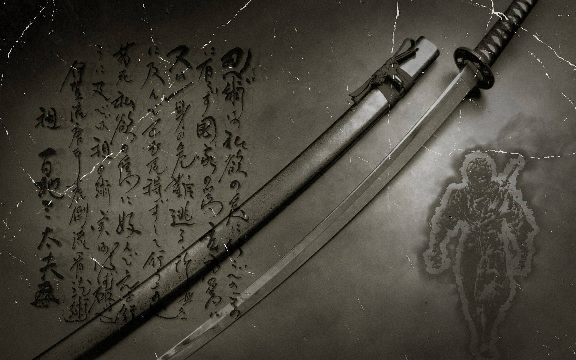 Japanese Samurai Blades Wallpaper