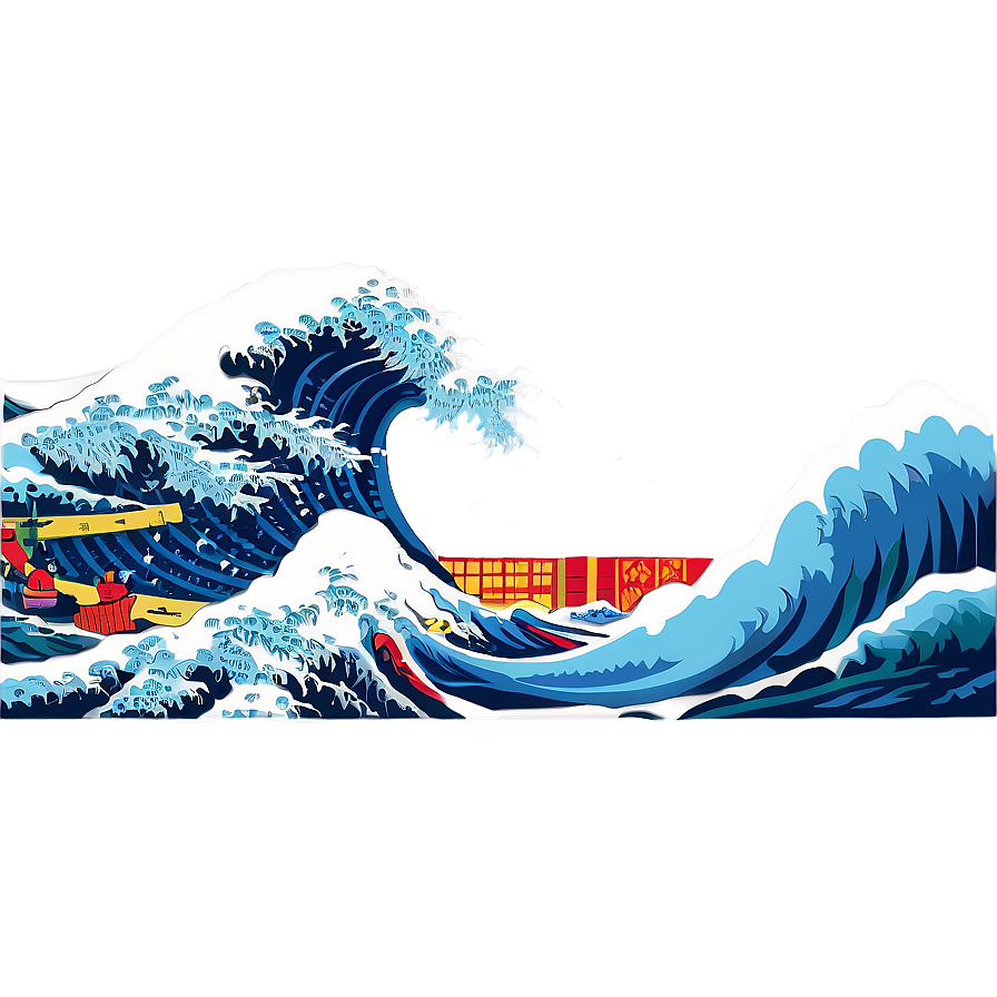 Japanese Sea Wave Png 78 PNG