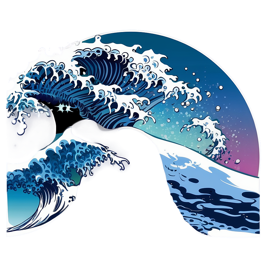 Japanese Sea Wave Png Lnj79 PNG