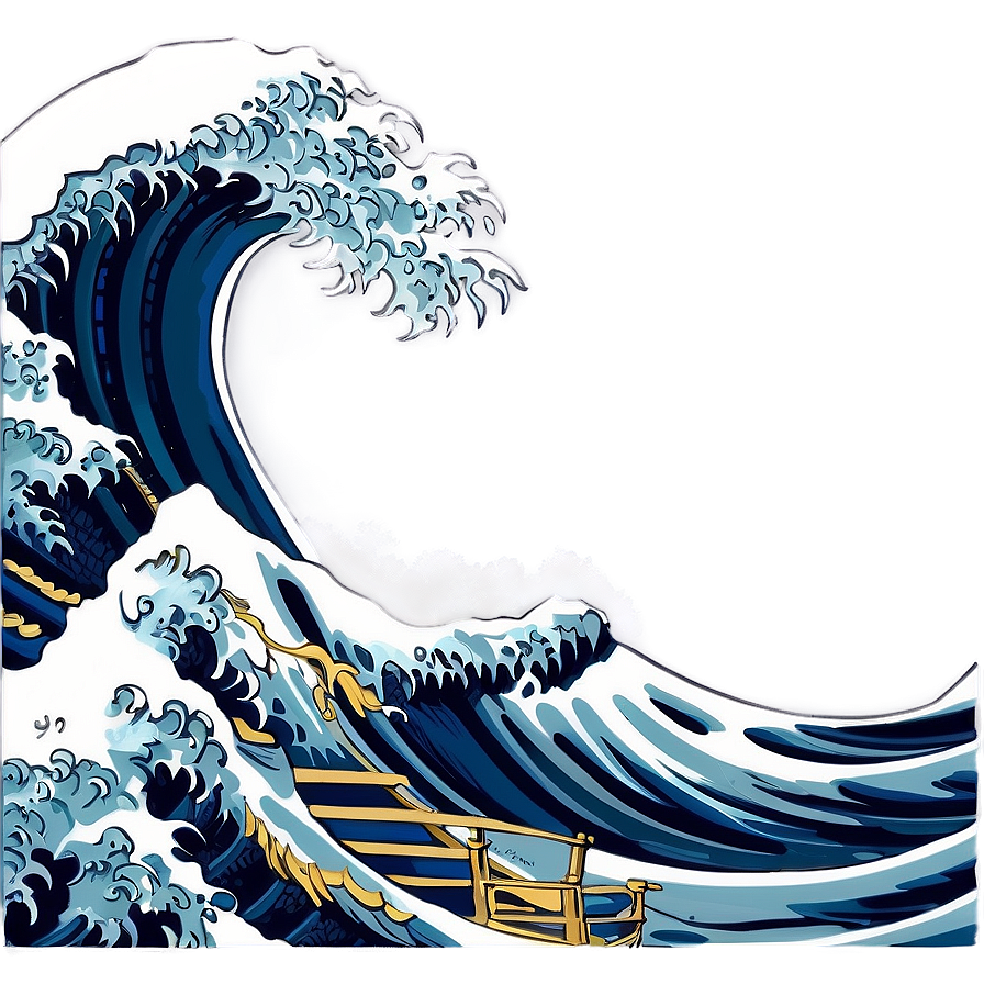 Japanese Sea Wave Png Twg52 PNG