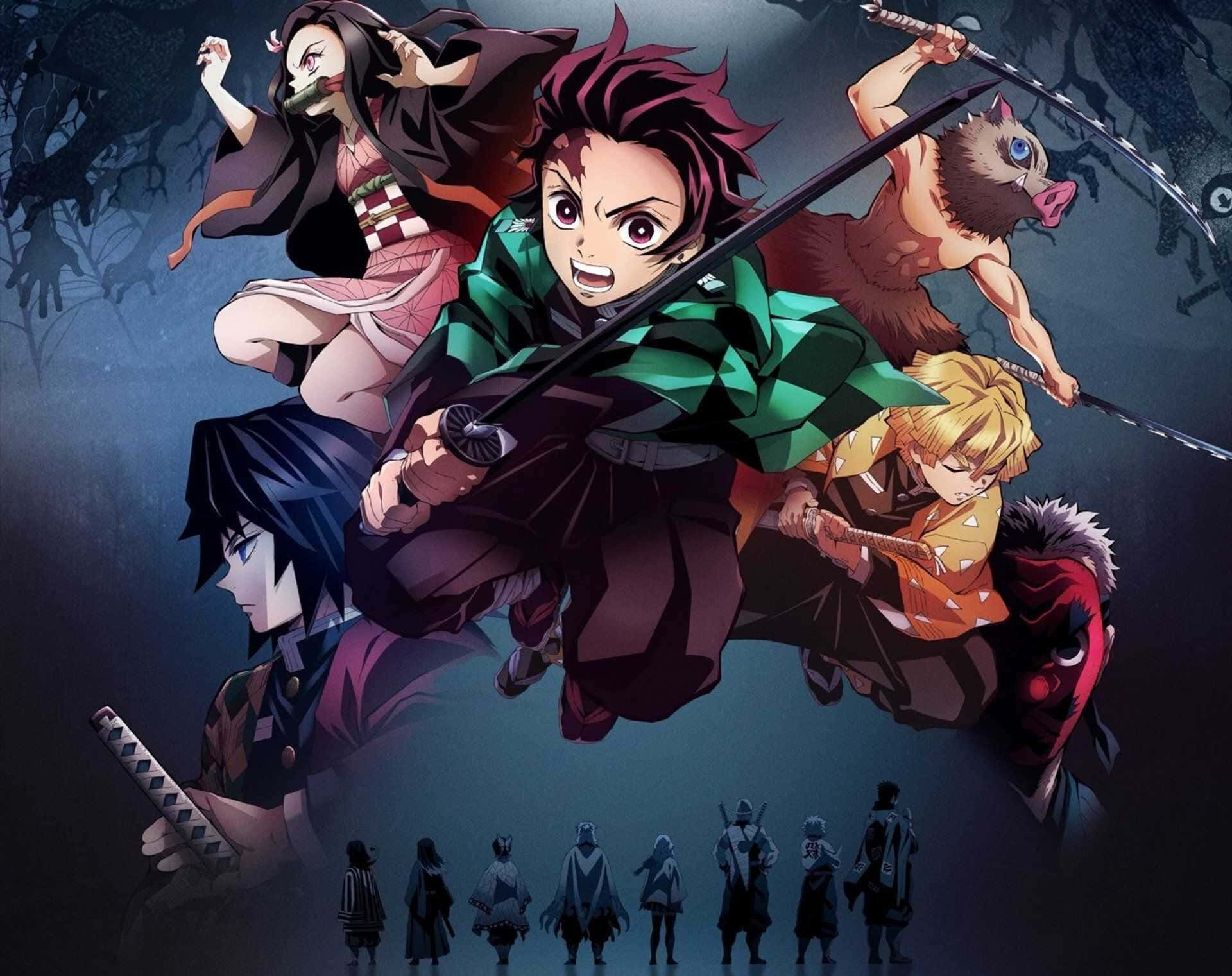 Japanese Series Kimetsu No Yaiba Demon Slayer Anime Wallpaper