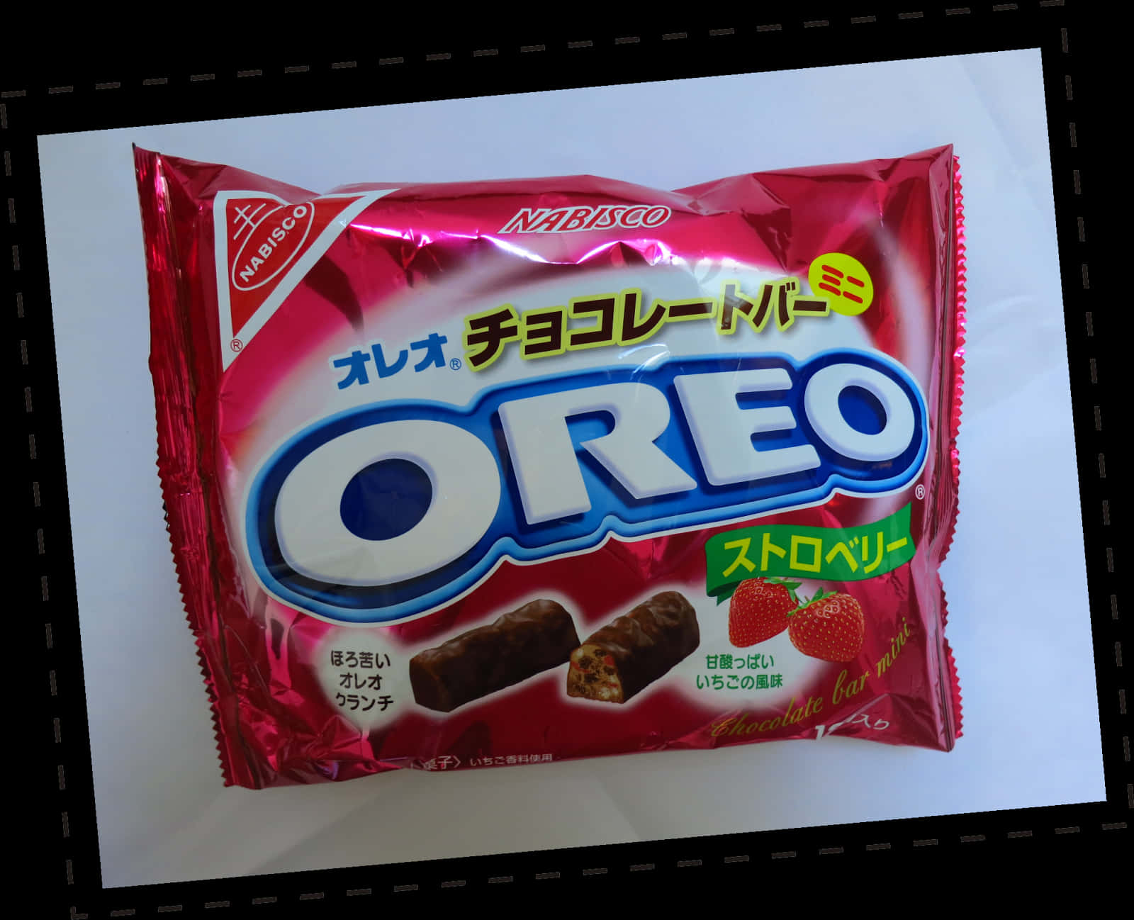 Japanese Strawberry Oreo Package PNG
