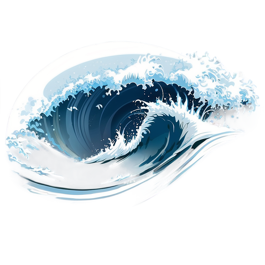 Japanese Surf Wave Png Avm PNG