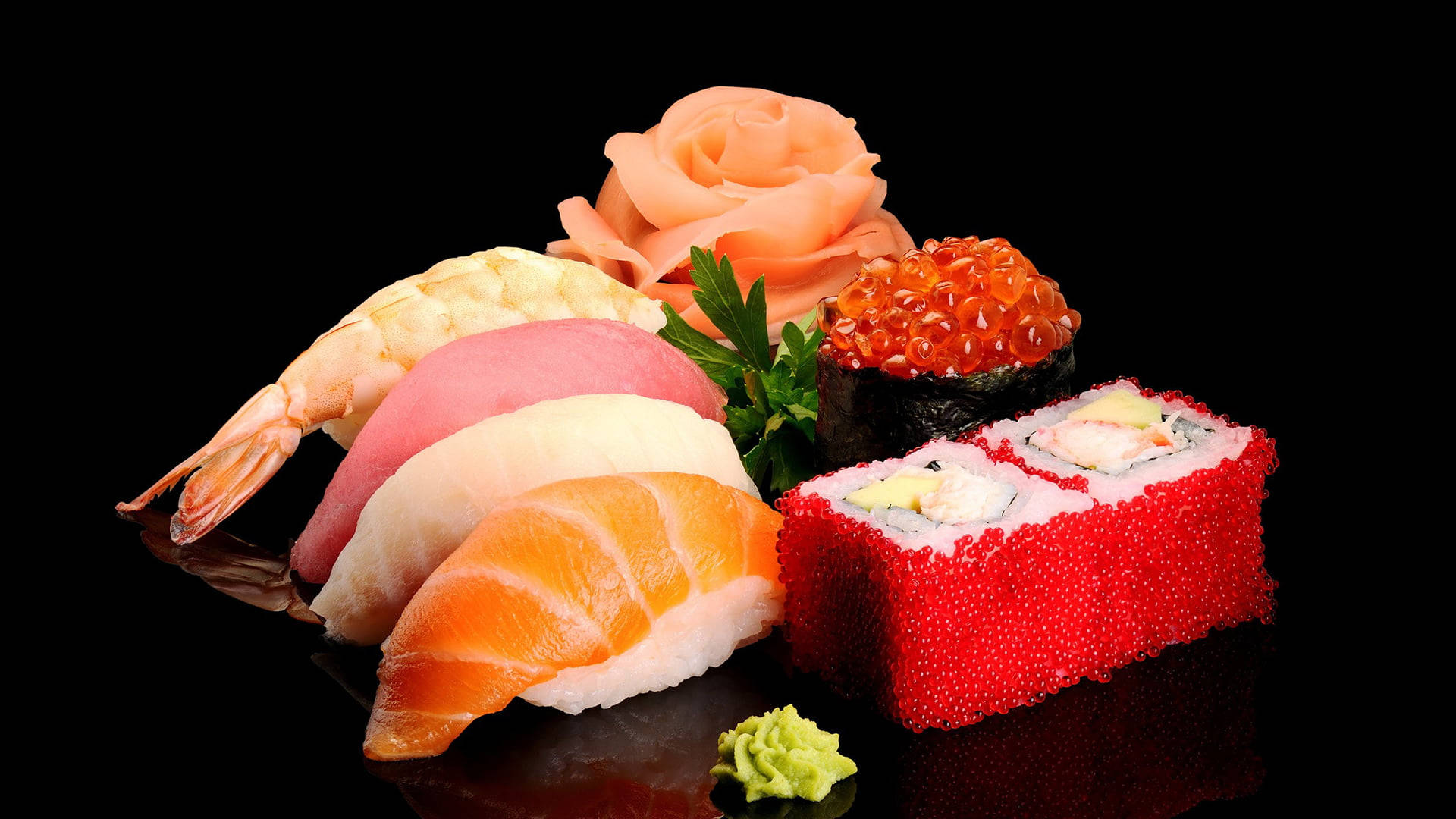 Japanese Sushi Photography Wallpaper