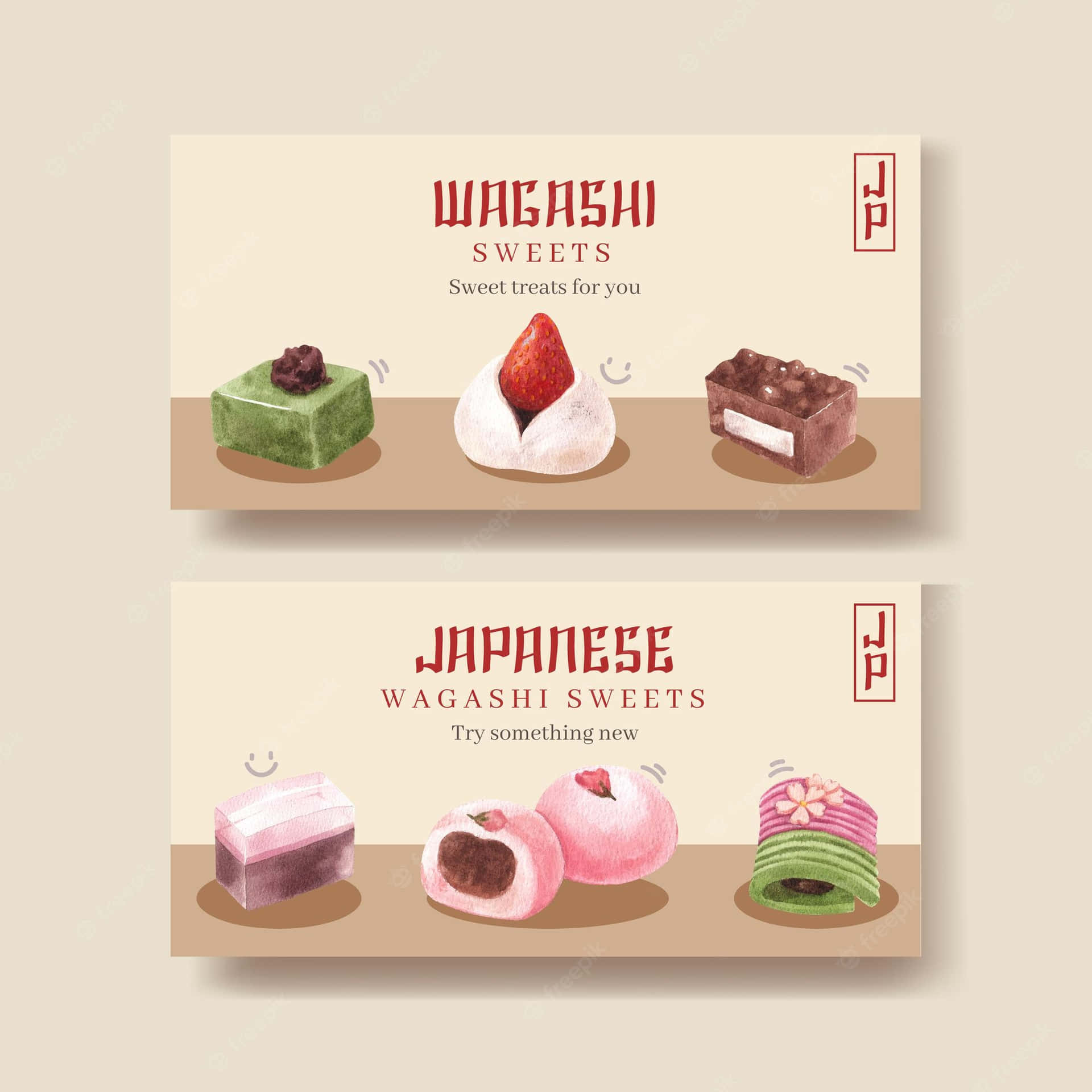 Tantalizing Assortment of Traditional Japanese Sweets Wallpaper
